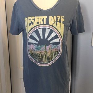 Fifth Sun graphic tee Desert Daze soft  blue